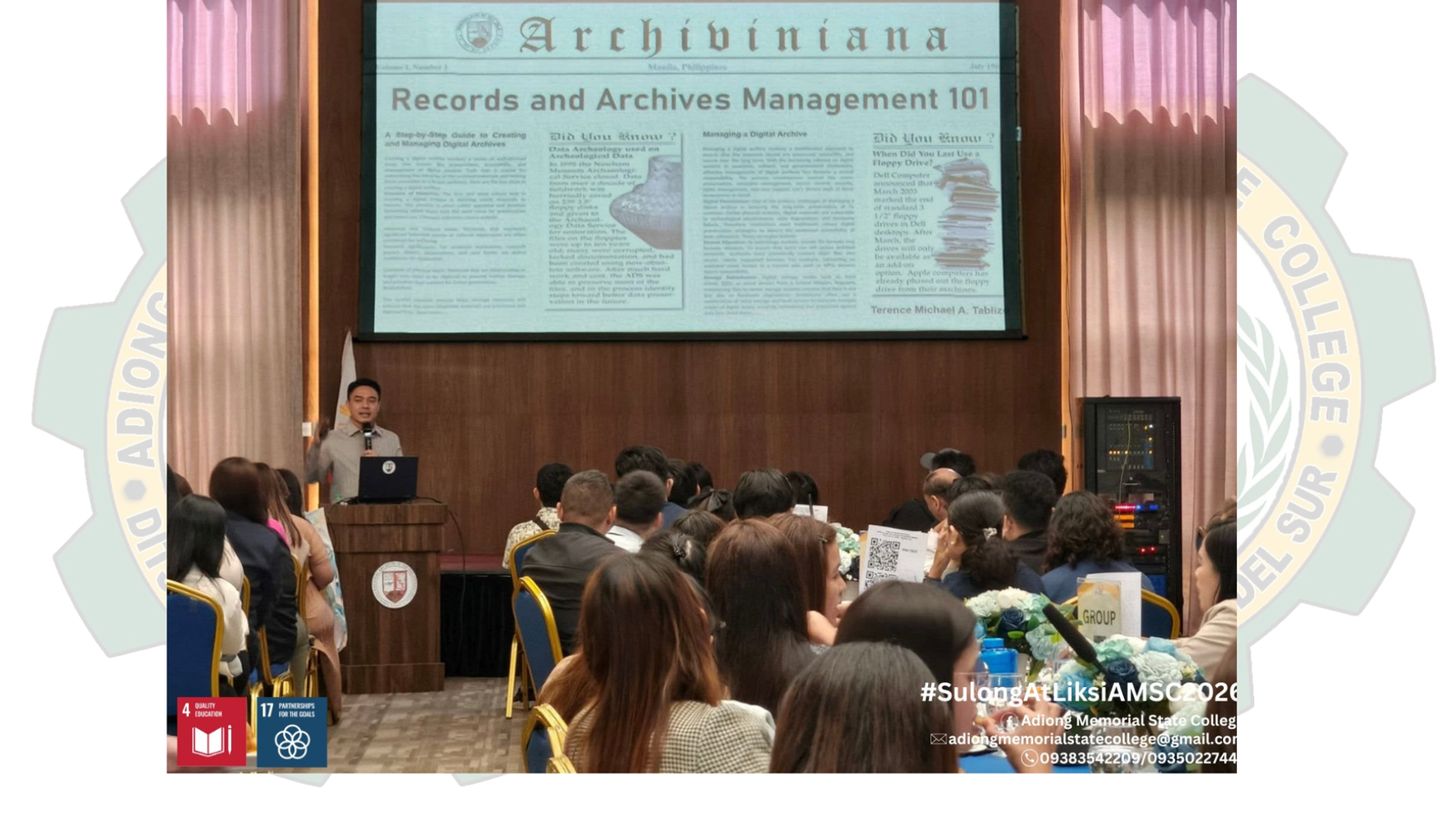 Adiong Memorial State College Strengthens Records Governance at National Archives Workshop in Tagaytay